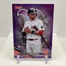 2022 Bowman's Best - J.D. Martinez #68 Purple Refractor /250 Red Sox