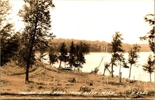 RPPC Indian Lake Near Iron River Michigan MI LC Cook Co Postcard UNP A-2252
