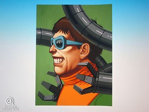 Mondo Doctor Octopus Mike Mitchell Portrait Print Marvel Comics Giclee Proof
