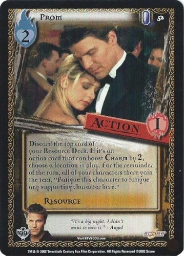 BUFFY THE VAMPIRE SLAYER COLLECTIBLE CARD GAME - CLASS OF '99 (SCORE - 2002) - Picture 55 of 171