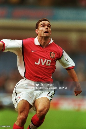 ARSENAL camiseta Nike roja Premier League 1998-1999 jersey maglia 98-99 OVERMARS - Imagen 3 de 9