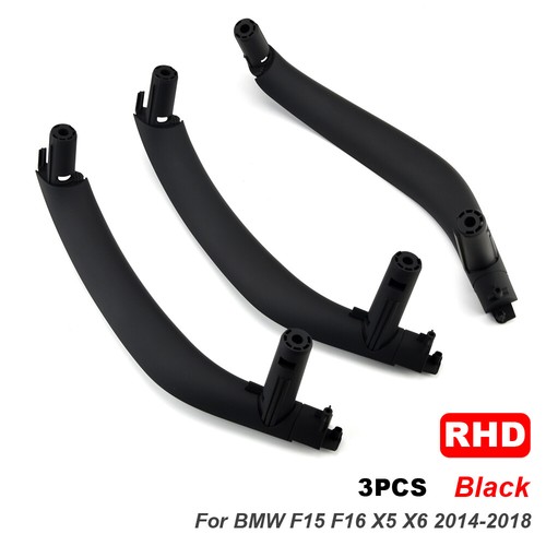 3Pcs/set Car Inner Doors Handle Pull Trim Cover For BMW X5 X6 F15 F16 2014-2018 - Picture 27 of 27