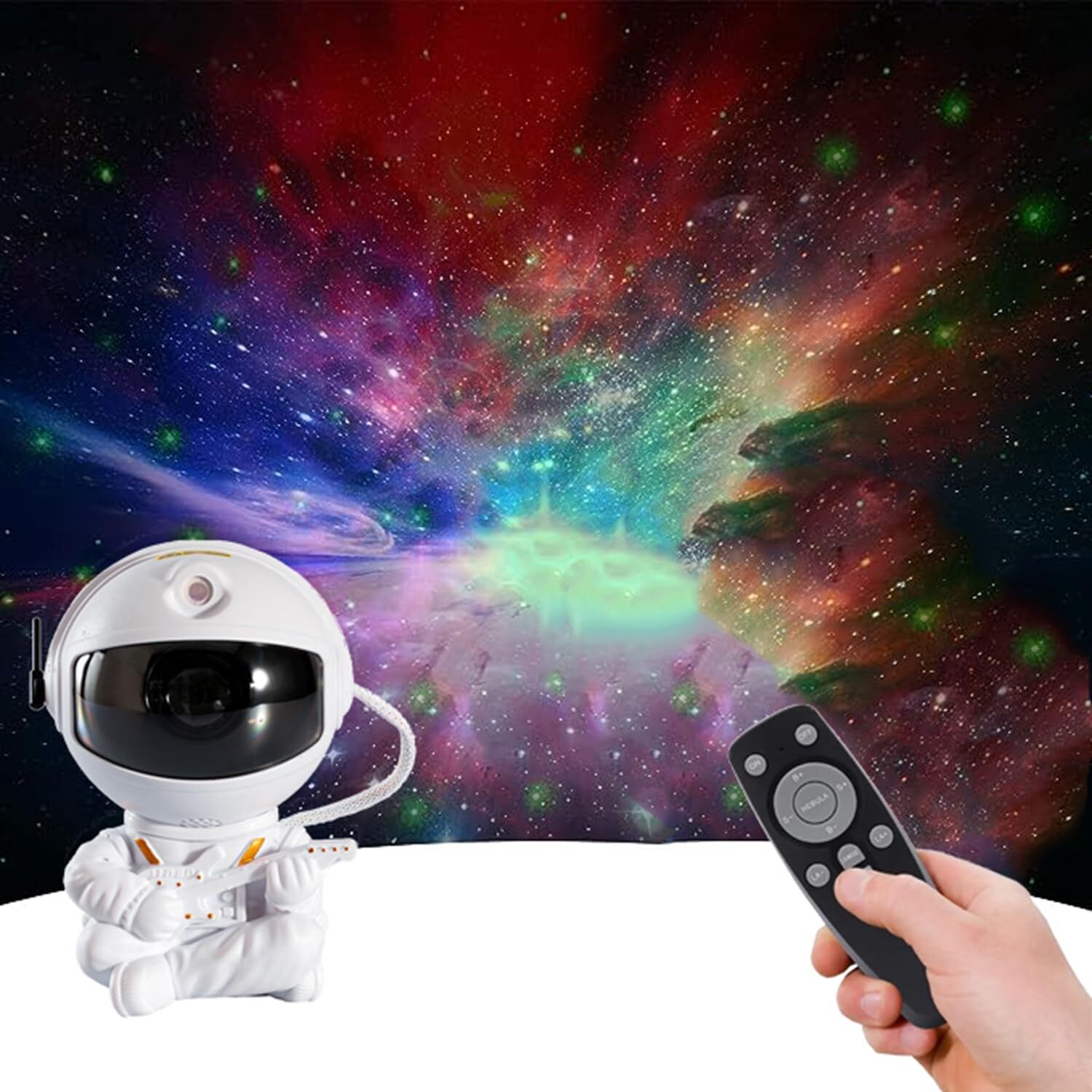 Astronaut Galaxy Star Projector Starry Nebula Night Light Space Ceiling Proje...