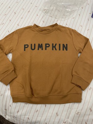 9 Months NEW Little Co Lauren Conrad Pumpkin Fall Pullover Crewneck  Sweatshirt | eBay