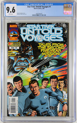 STAR TREK: UNTOLD VOYAGES #1 (COLLINS VARIANT)(1998) COMIC BOOK ~ CGC 9.6 NM+