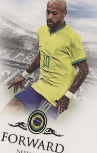 2023 Futera Unique World Class Relic Emerald #17 Neymar Jr Brazil