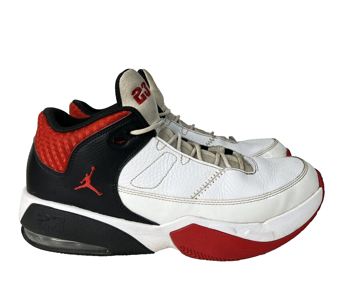 【2回使用美品】JORDAN MAX AURA 3 サイズ9 27cm Size 11.5 - Air Jordan Max Aura 3 White University Red for sale