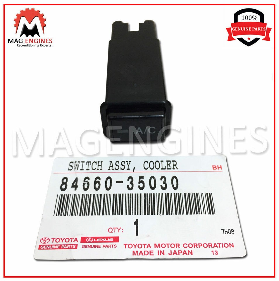 Genuine Toyota 84660-35030 A/C Switch By Toyota
