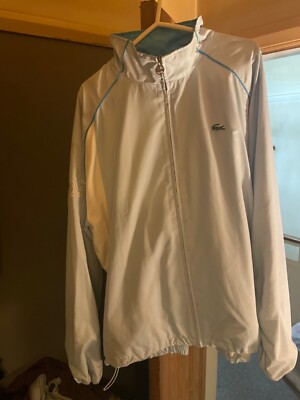 Vintage 2000s baby blue and white lacoste full tracksuit UK