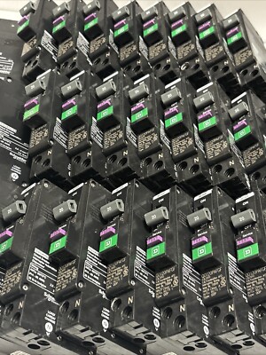 (10) Square D QO120PAFGF 20 Amp Plug On Neutral GFCI/AFCI  QO  Dual Function