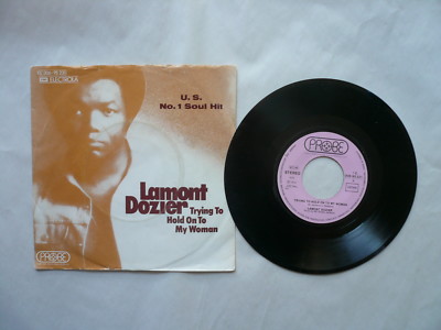 Lamont Dozier: Trying to hold on to my woman - 7'' Vinyl Schallplatte 45er Single
