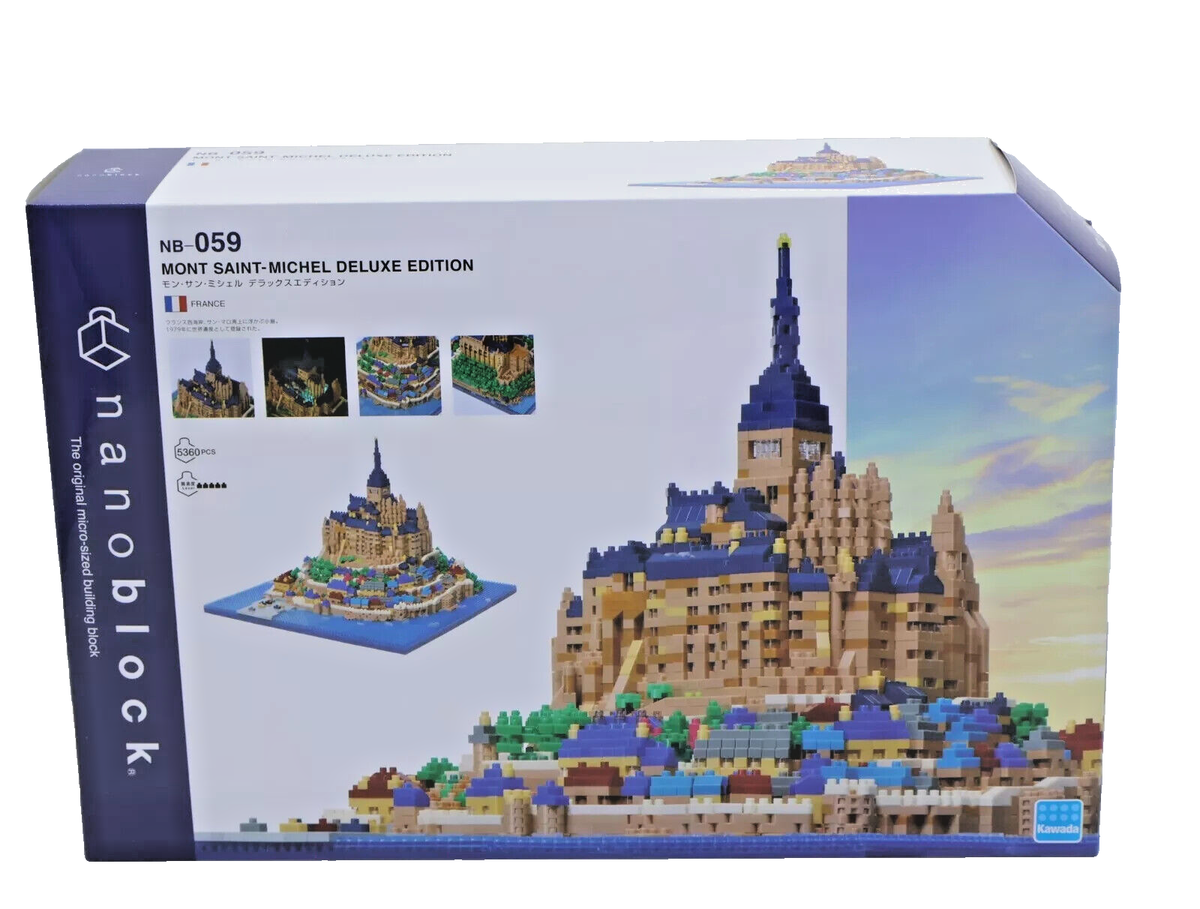 Kawada Nanoblock Mont Saint Michel Deluxe Edition NB-059 Shipping 