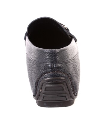 ROBERTO SERPENTINI 54400a Navy Leather Moccasins Loafers Shoes RobertoSerpentiniMen_sBlueSlip  main image 4