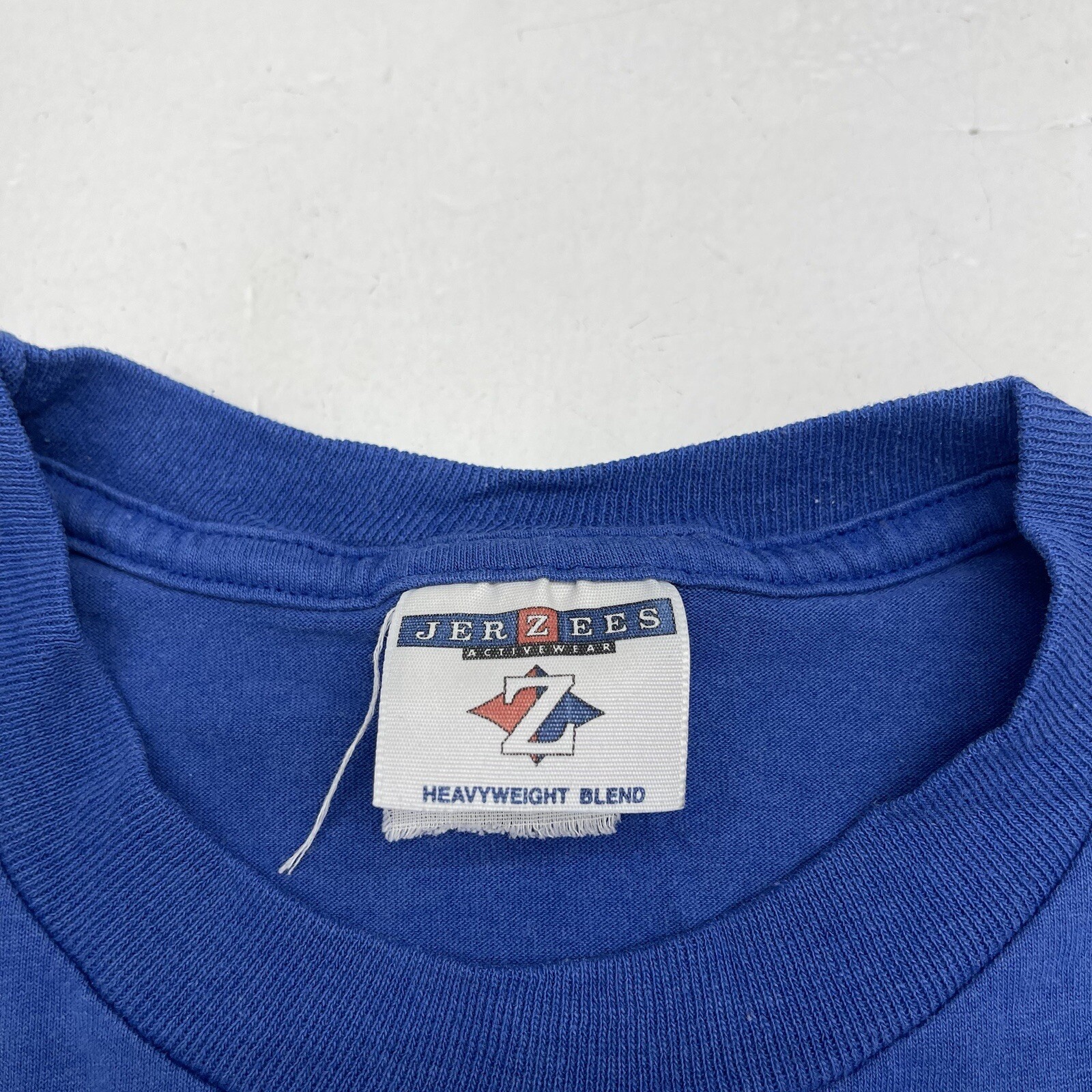 Jerzees Heavyweight Blend Blue Mouse Patch T Shir… - image 4