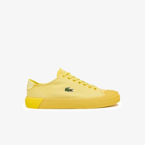 Yellow Canvas Sneakers Casual Trainers 