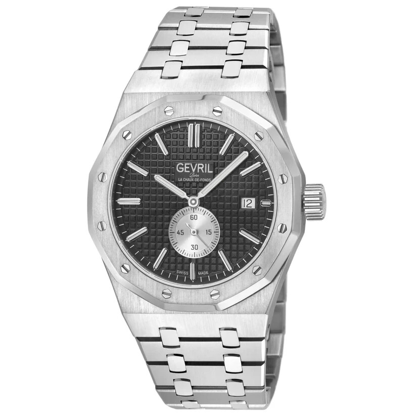 Gevril Gotham Men's 49410B Swiss Automatic ETA 2895-2 Stainless