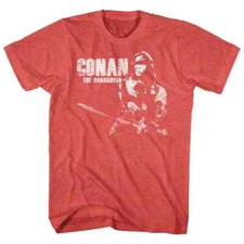 Conan the Barbarian Spilled Blood Red Men's T Shirt