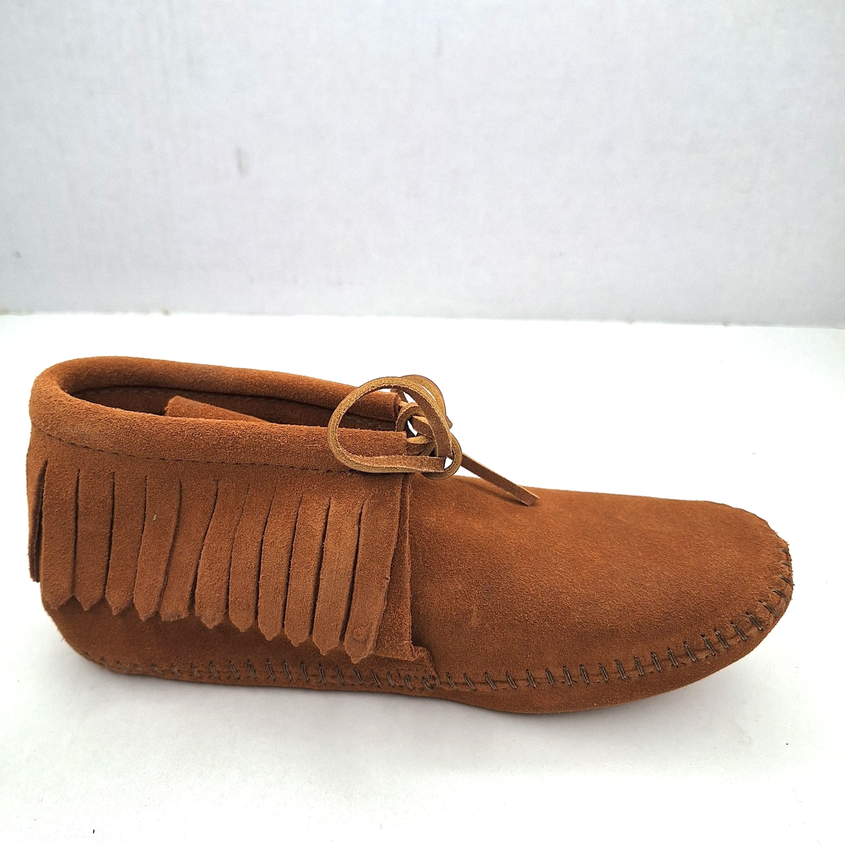 Leather Mens Suede Moccasin Boots Men's Fleece Lined Suede Leather