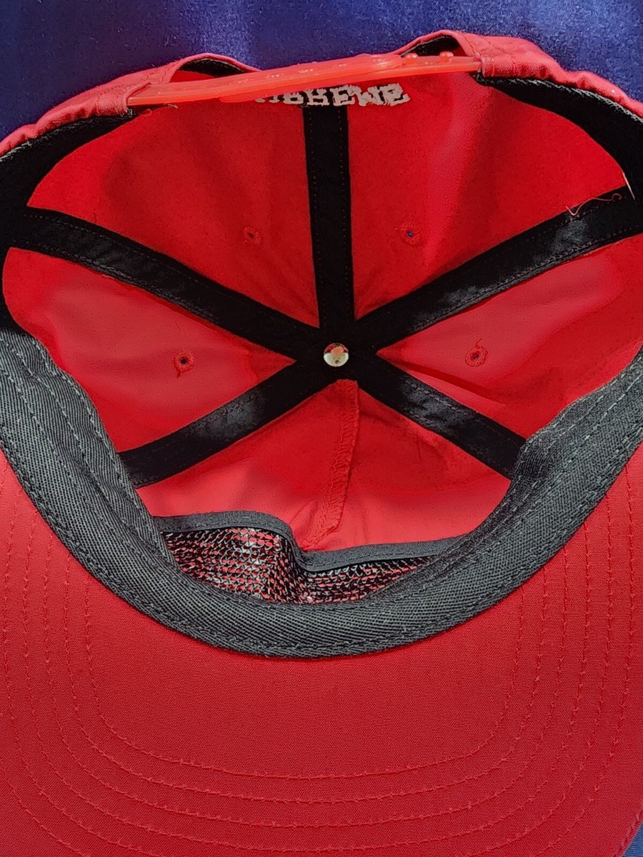 Supreme Kaws Hat Red Chalk Box Logo 5-Panel SnapBack Cap | eBay