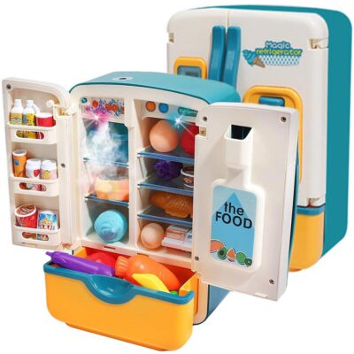 Frigorifero da Cucina Giocattolo Gioco per Bambini con Distributore di  Ghiaccio