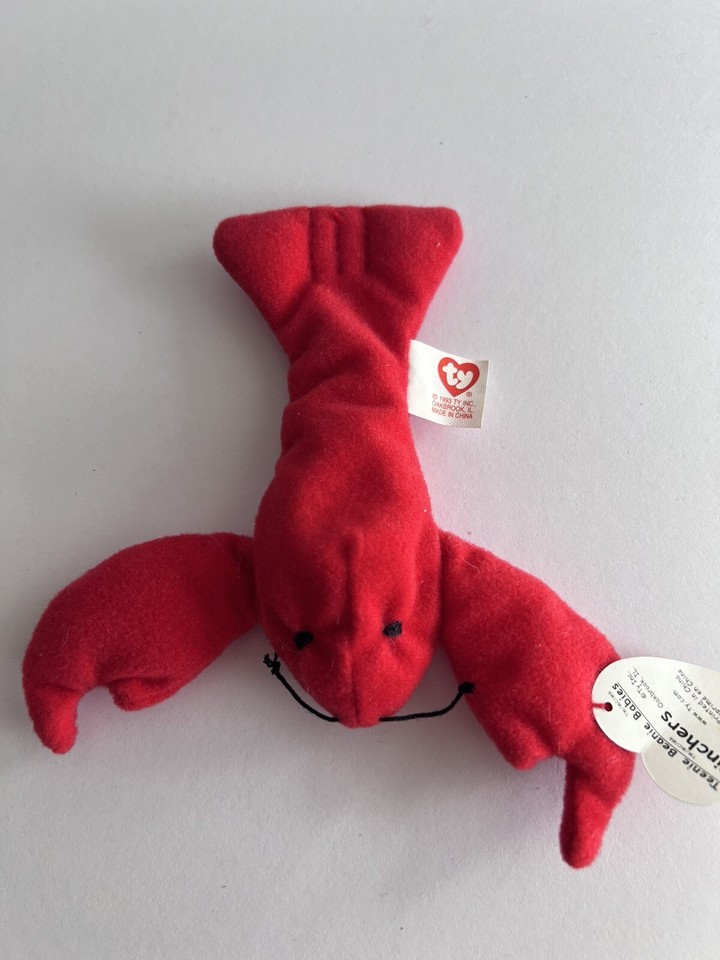 Ty Beanie Baby "Pinchers" La Langosta (8,5 Pulgadas