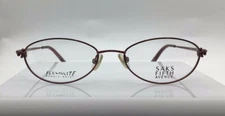 Saks Fifth Avenue S5A 208 Metallic Red 01L7 Eyeglasses Frame 49-17-130 Flexible