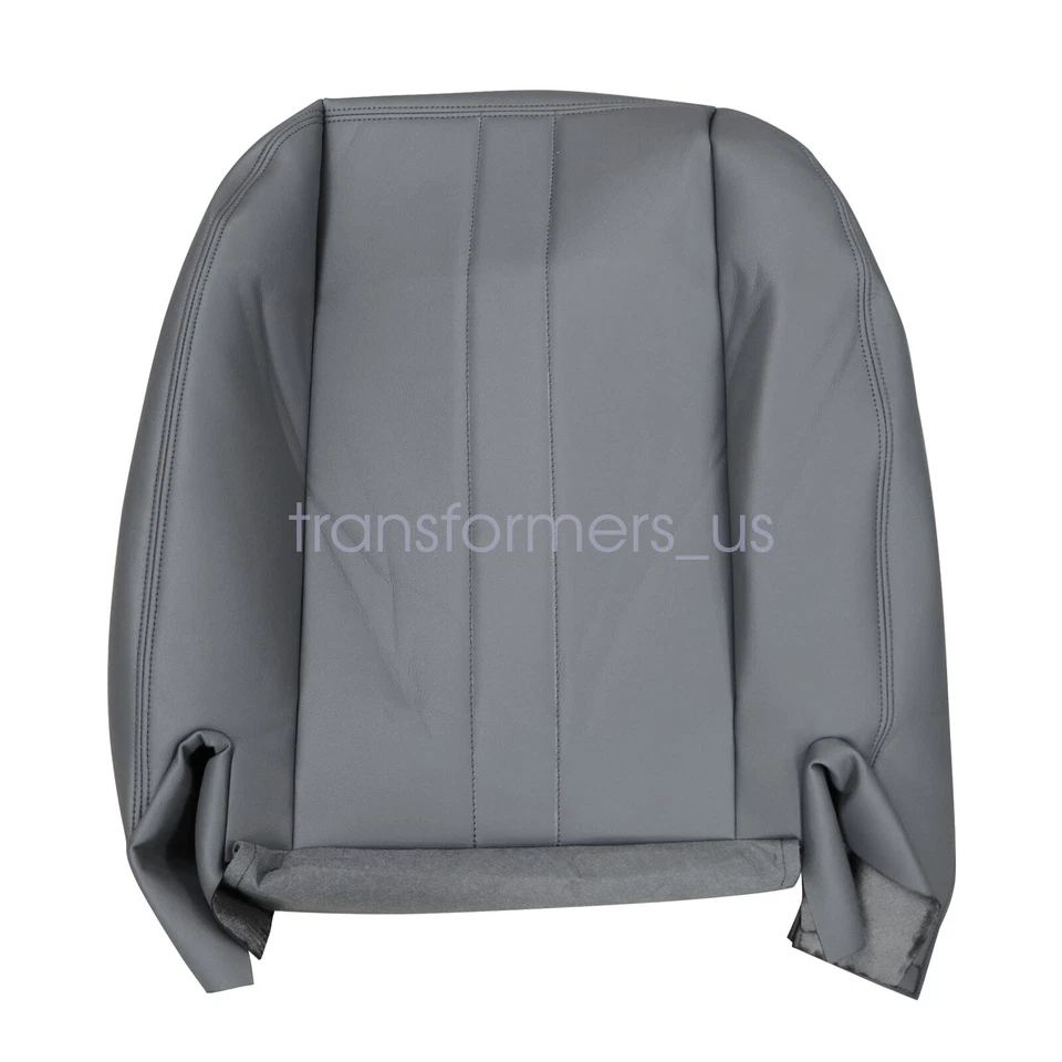For 2003-2014 Chevy Express & GMC Savana Driver & Passenger Seat Cover Dark Gray - Image 4 of 4