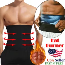 Men Women Waist Trimmer Weight Loss Sauna Trainer Wrap Belt Sweat Stomach Shaper