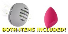 Makeup Sponge Holder GREY  FREE Pink Makeup Sponge   Stylish  Practical Set