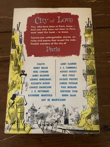 Stadt der Liebe, Daniel Talbot Geschichten von Paris 1955 Dell 1. Auflage - Bild 2 von 4