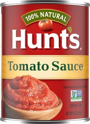 Hunt's 100% Natural Tomato Sauce, 15 Oz Can - Picture 6 of 12