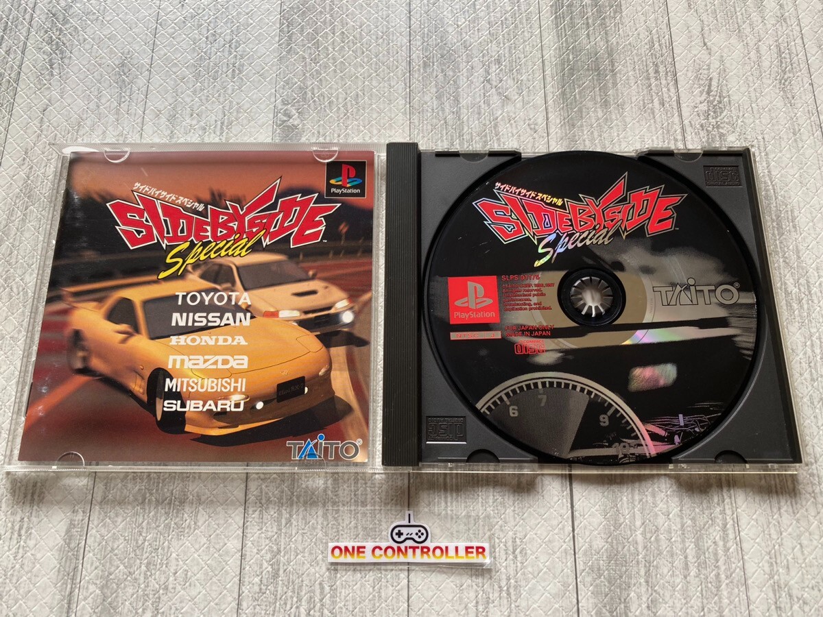 SONY PS 1 & 2 Vigilante 8 & side-by-side & Ridge & Rage Racer