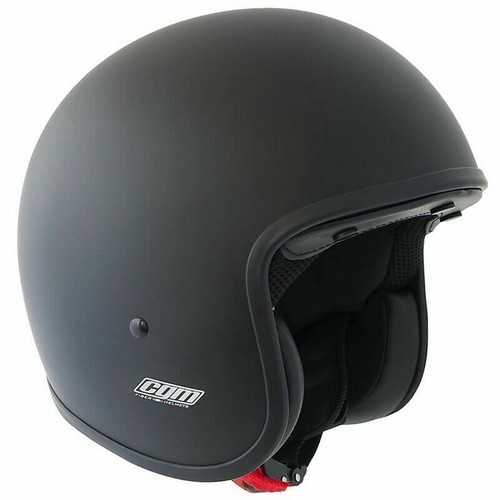 CASCO JET IN FIBRA VINTAGE CGM 170A EVOKE NERO OPACO MOTO CUSTOM | eBay