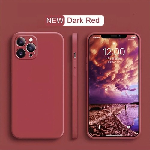 Coque iPhone 16 15 14 13 12 11 XR XS Protection Antichoc Silicone Microfibre Mat - Photo 25 sur 27