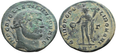 Roman Emperor Philosopher Diocletian Authentic Genuine Ancient Coin with COA 