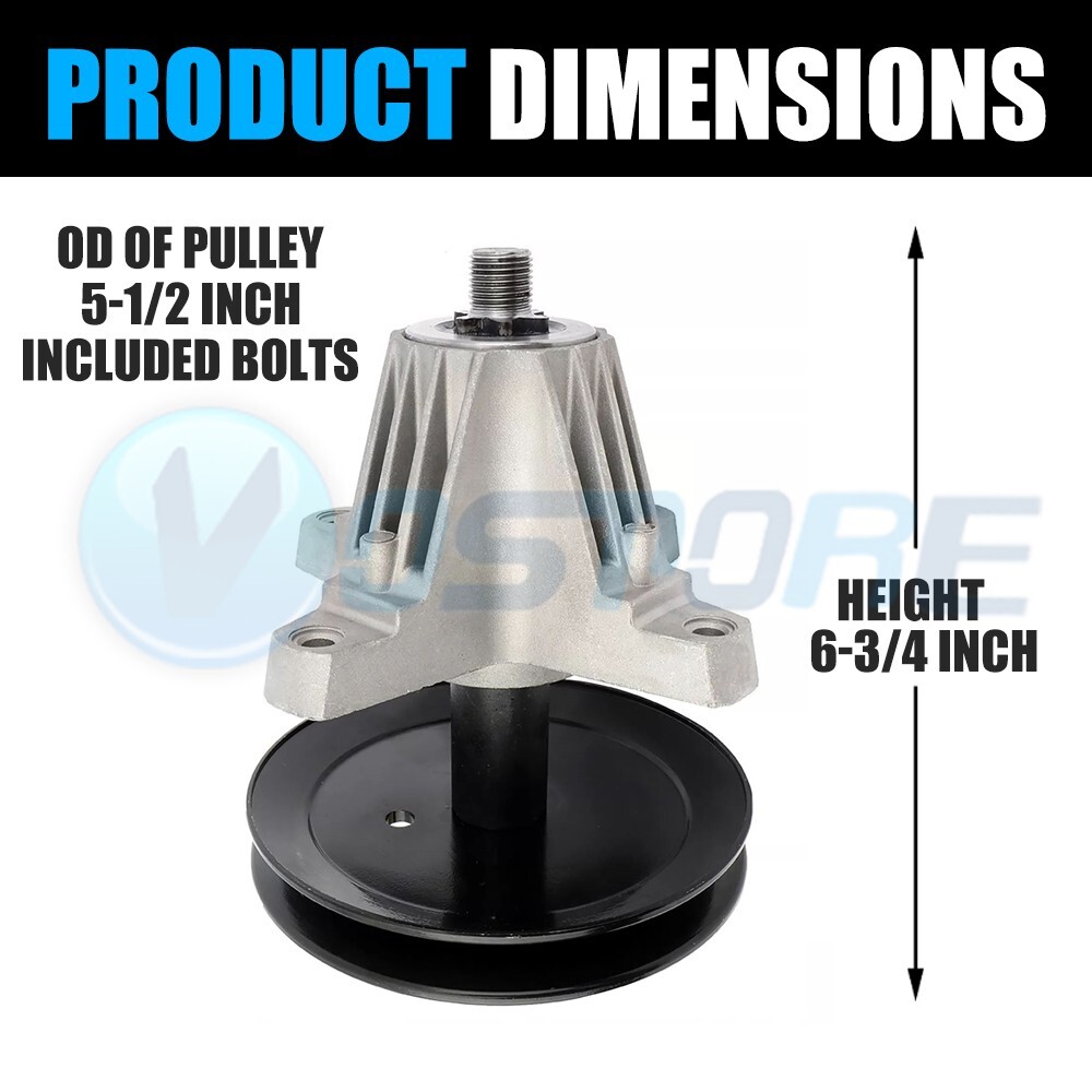 2PK Spindle Assembly fits MTD Troy Bilt 618-06991 918-06991