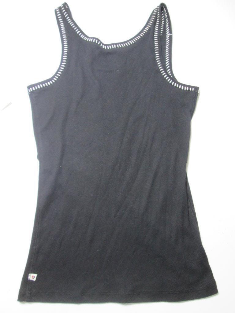 NWT America Everlasting Womens Size M Tank Top Black Beaded