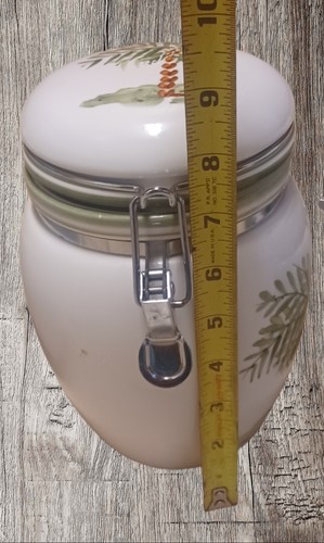 Gibson Bidoni Cucina Palme Design Elite Dipinti a Mano Set di 3 Ottime - Foto 4 di 10