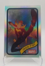 2025 Topps Chrome Marvel Refractor IRON FIST No. 137!