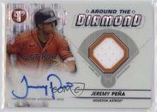 2023 Pristine Around The Diamond Relics Refractor 28/99 Jeremy Pena Auto qf8