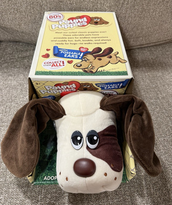Pound Puppies Classic 80 s Collection Plush Dog Poseable Ears Box + Certificate