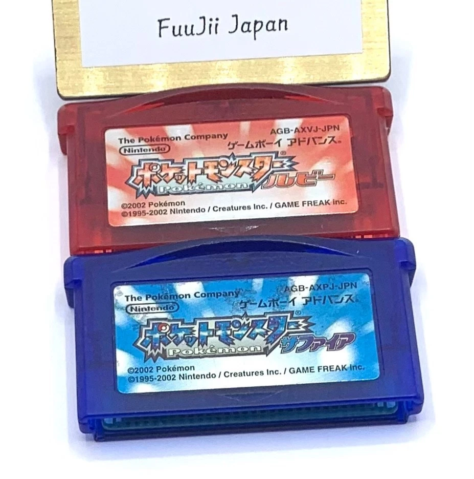 Pokemon Ruby Sapphire set Nintendo Gameboy Advance GBA Japanese Lot Cleaned - Image 3 of 4
