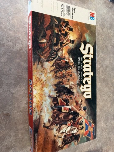 Vintage Stratego Board Game Milton Bradley 1986~Complete