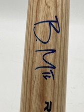 Brandon Marsh Phillies Signed Autographed Bat Beckett Rookie COA Blonde