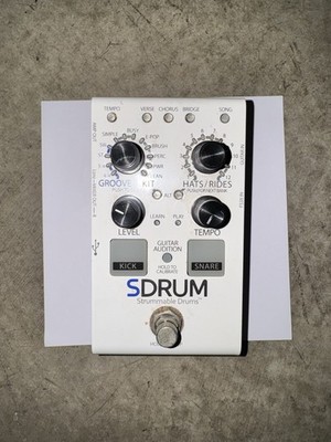 Digitech SDrum Strummable Drums Guitar Effect Pedal used as-is