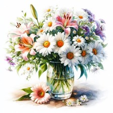 6- pk Any Occasion Blank Cards - Handmade - 5x7