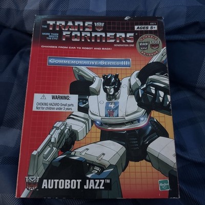 TRANSFORMERS COMMEMORATIVE SERIES III CLASSIC RE-ISSUE G1 AUTOBOT JAZZ FIGURE MJ