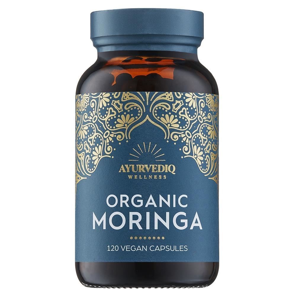 Ayurvediq Wellness Organic Moringa Capsules 120 Capsules - Image 5