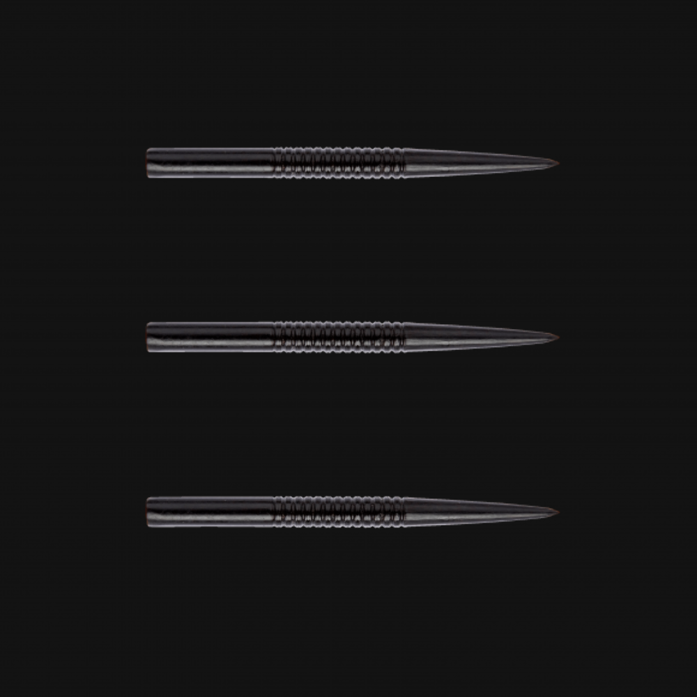 Winmau black ringed 32mm replacement steel tip dart points