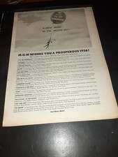 MGM Pictures Rare Original 1956 Promo Poster Ad Framed! I'll Cry Tomorrow